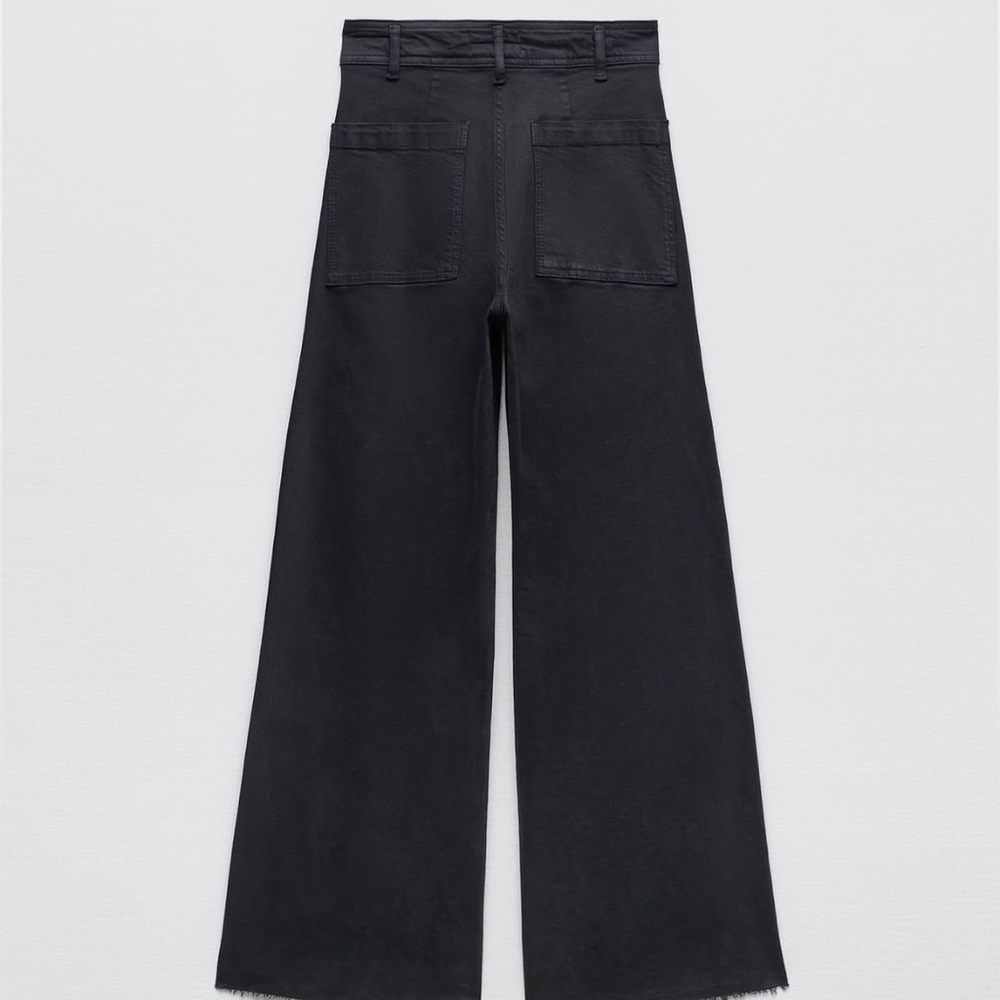 Black (washed) High waisted jeans Zara size 6 - used